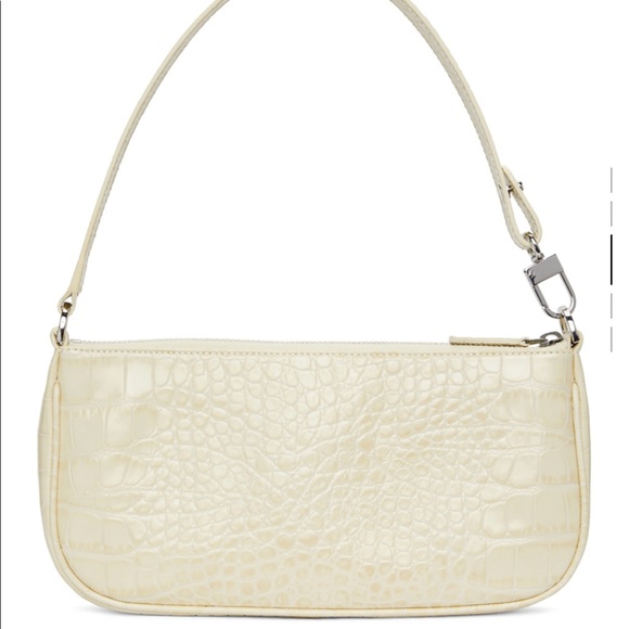 BY FAR Off-White Croc Purse - Picture 5 of 5